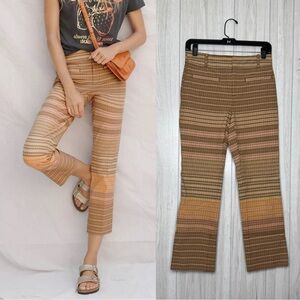 Anthropologie The Essential Collection ‘70s Slim Crop Kick Flare Pants size 2